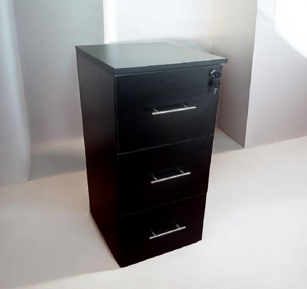 Kardex 3 cajones negro